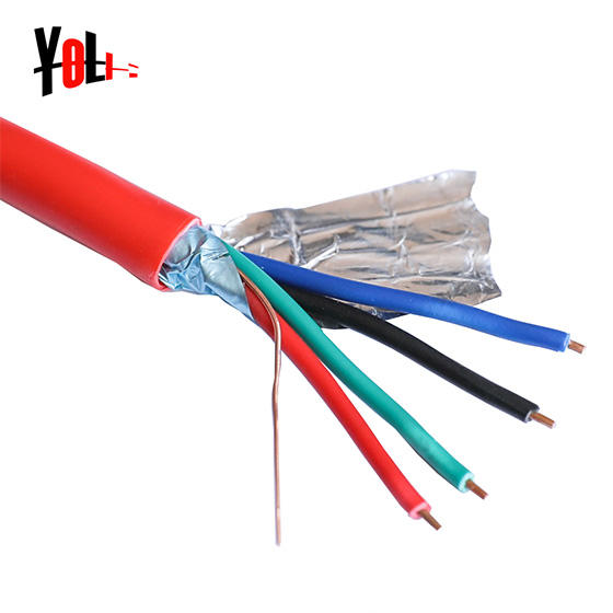 China Supplier New Product 24AWG Stranded Shielded Security Alarm Cable With Ground Wire
